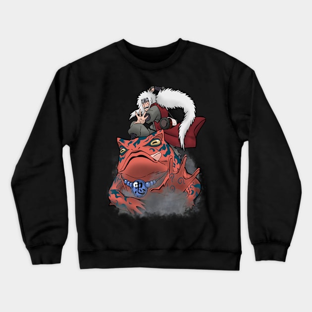 Jiraiya sensei Naruto Crewneck Sweatshirt by BentoPrint